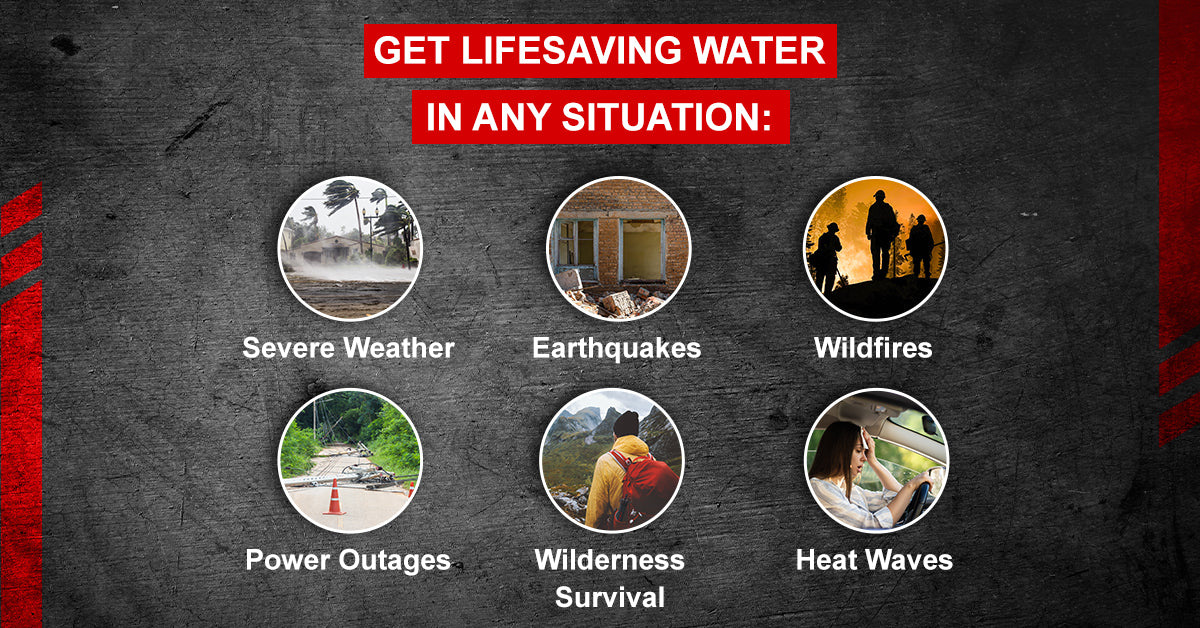 Emergency Water Filter FiltrateMate Removes 99.9% Of Contaminates