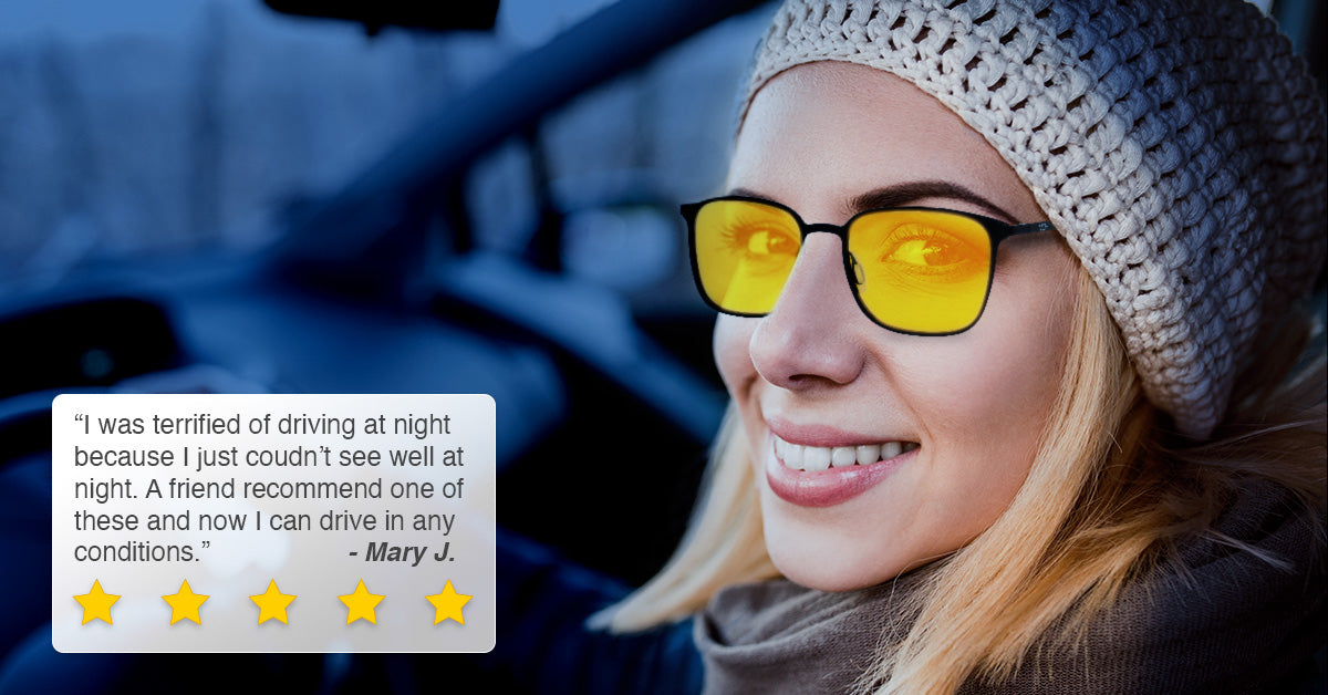 Glare Reducing, Contrast Maximizing HDVision Glasses