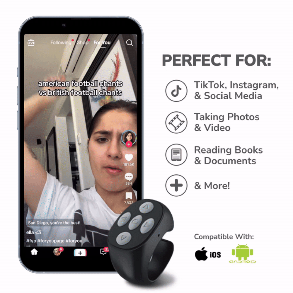 Scroll Genie Hands-Free Scrolling & Photography