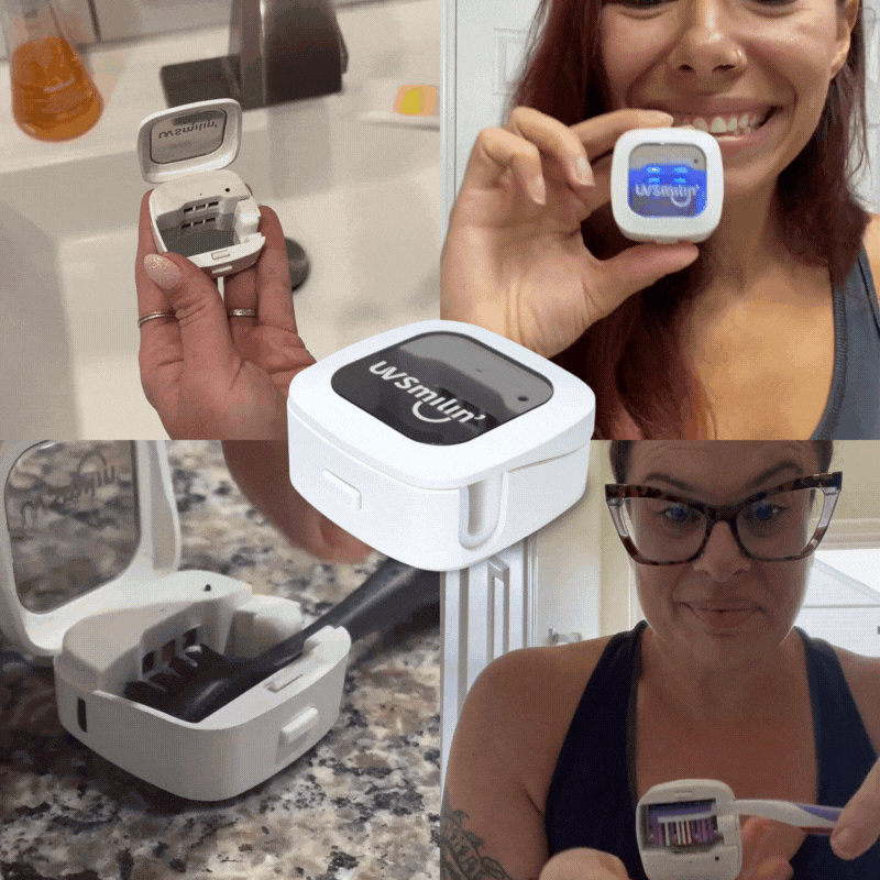 Portable Toothbrush Sterilizing UV Smilin'