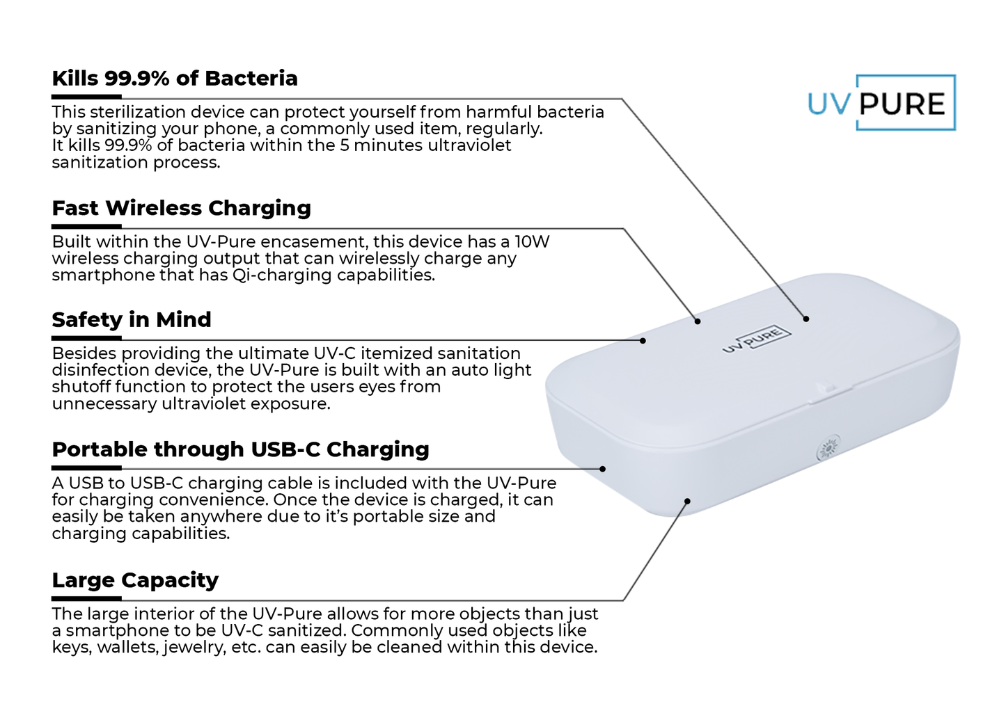 Phone & Jewelry Sterilizing UV-Pure