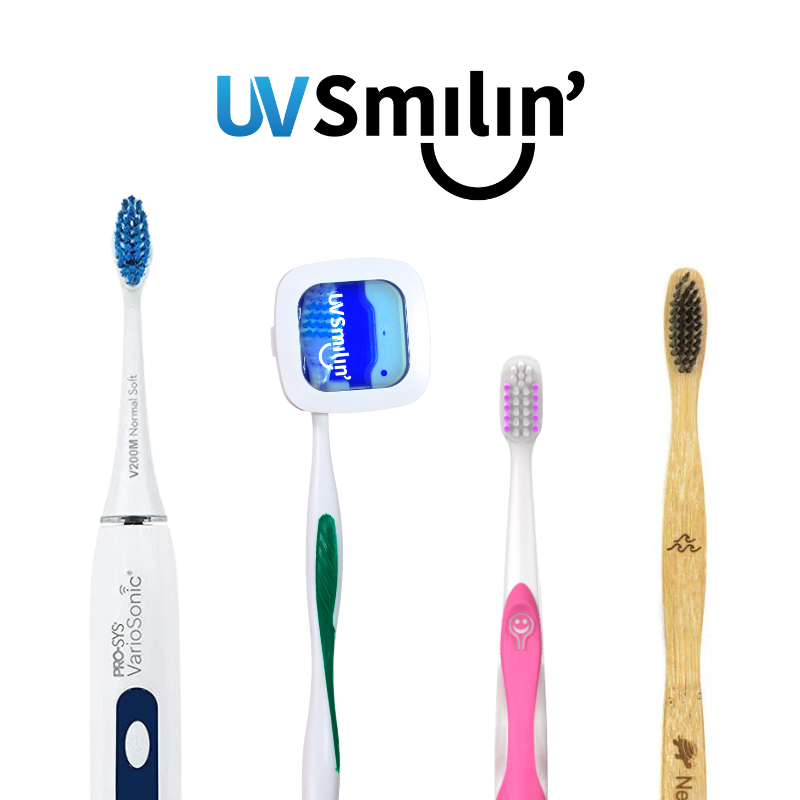 Portable Toothbrush Sterilizing UV Smilin'
