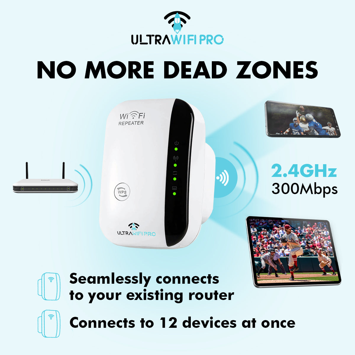 Home Wi-Fi Range & Speed Extender