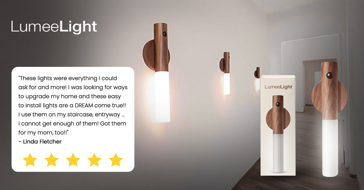 LumeeLight Instant Style-Enhancing LED Wall Sconce