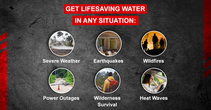 Emergency Water Filter FiltrateMate Removes 99.9% Of Contaminates